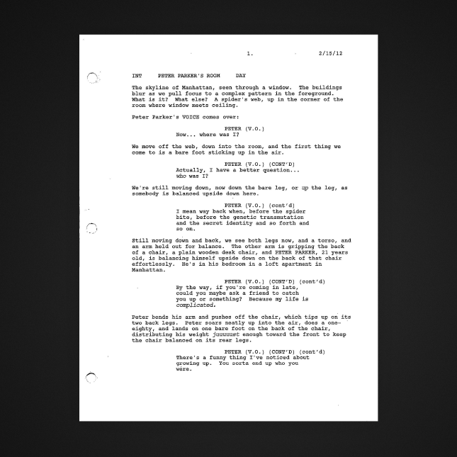 movie scripts